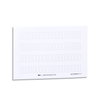 Foglio di 76 etichette 8 X 27mm - PER PORTAetichette 30 X 40mm - NEUTRE - [prezzo per 100 pz]