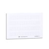 Foglio di 76 etichette 8 X 27mm - PER PORTAetichette 30 X 40mm - NEUTRE - [prezzo per 100 pz]