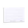 Foglio di 76 etichette 8 X 27mm - PER PORTAetichette 30 X 40mm - NEUTRE - [prezzo per 100 pz]