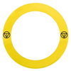 Etichetta adesiva gialla senza testo e logo diam.90mm Harmony XB4, Harmony XB5 specifica per fungo emergenza luminoso