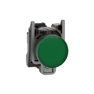 Lampada spia Ø22 - verde - LED universale- 120Vac