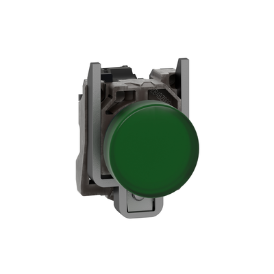 Lampada spia Ø22 - verde - LED universale - 230Vac