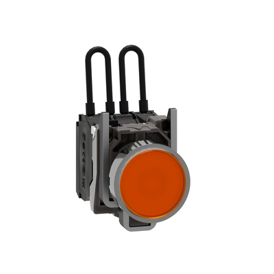 Pulsante di test lampada spia arancione 110 120V- Ø22