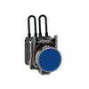 Pulsante di test lampada spia blu 24V- LED universaleØ22