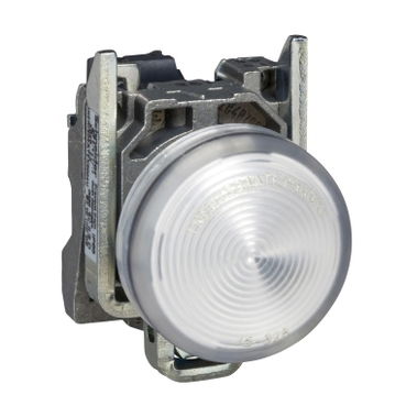 Lampada spia Ø22 - bianca - LED universale - 230Vac – Immagine 2 di 4
