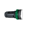 Lampada spia monoblocco bianca Ø22 con LED integrato 110-120 Vac