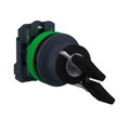 Selettore, Harmony XB5, filopannello, 30mm,chiave 455 2 pos. fisse , estrazione chiave entrambi, 1 NO