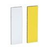 Etichetta neutra  Harmony XB4, Harmony XB5, 8 x 27mm porta Etichetta 30 x 40mm - lato bianco e giallo