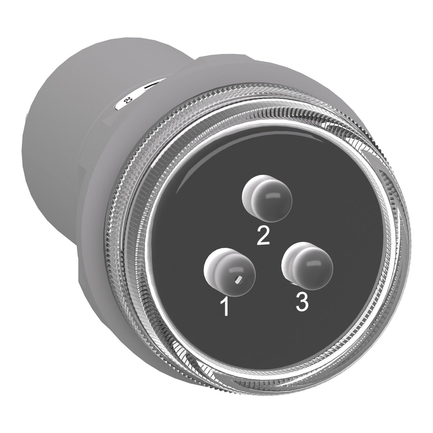 Lampada spia LED presenza fasi 400Vca - Ø30 – Immagine 3 di 4