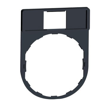 Porta etichetta 30 X 40mm senza etichetta per unità Ø22 - [prezzo per 100 pz] – Immagine 2 di 5