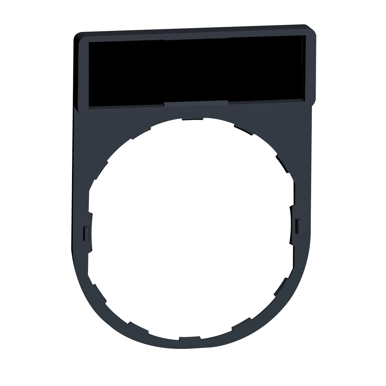 Porta etichetta 30 X 40mm etichetta neutra da incidere per unità Ø22 - [prezzo per 100 pz]