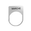 Porta etichetta+etichetta 'MARCHE'