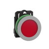 Lampada spia rossa 24Vac/dc filopannello - Ø30 - LED universale - ghiera grigia - Ø30 - LED universale