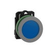 Lampada spia blu 24Vac/dc filopannello - Ø30 - LED universale - ghiera grigia - Ø30 - LED universale