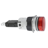 Lampada spia circolare Ø16 - IP65 - rossa - led integrato - 24V