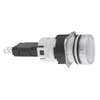 Lampada spia circolare Ø16 - IP65 - bianca - led integrato - 24V