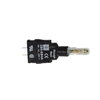 Corpo lampada spia - ZB6 - LED integrato verde - 12-24 V