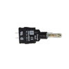Corpo lampada spia - ZB6 - LED integrato verde - 12-24 V