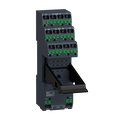 Base push-in RXZ con staffa di mantenimento, 12A/6A , per relè RXM2/RXM4