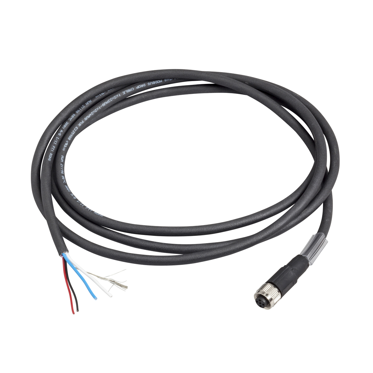 Cavo collegamento bus CANopen - dritto - connettore femmina M12-A - 1 m
