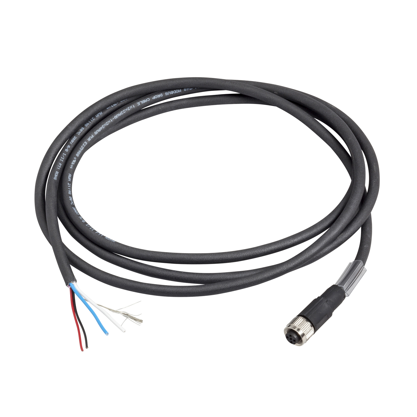 Cavo collegamento bus CANopen - dritto - connettore femmina M12-A - 1 m
