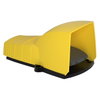 Interruttore a pedale singolo XPE-Y c/protezione plastica GIALLO - 1NC+1NO