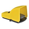 Interruttore a pedale singolo IP55 c/coperchio plastica GIALLO-2 NC + NO