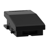 Interruttore a pedale, Harmony XPE, metallo, nero, IP66, senza copertura, 1 NC + 1 NA