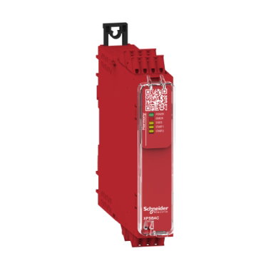 Modulo di sicurezza controllo emergenza e finecorsa, Harmony XPSB, 4NO + 1NC - 24 V, morsetti a molla – Immagine 2 di 3