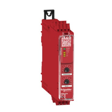 Modulo di sicurezza, Harmony XPS, controllo velocità nulla con temporizzazione, 24V, morsetti a molla – Immagine 2 di 3