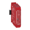 CPU di sicurezza con connettore posteriore, Modicon XPSMCM, 8 ingressi + 4 uscite digitali a singolo canale SIL3, morsetti a vite