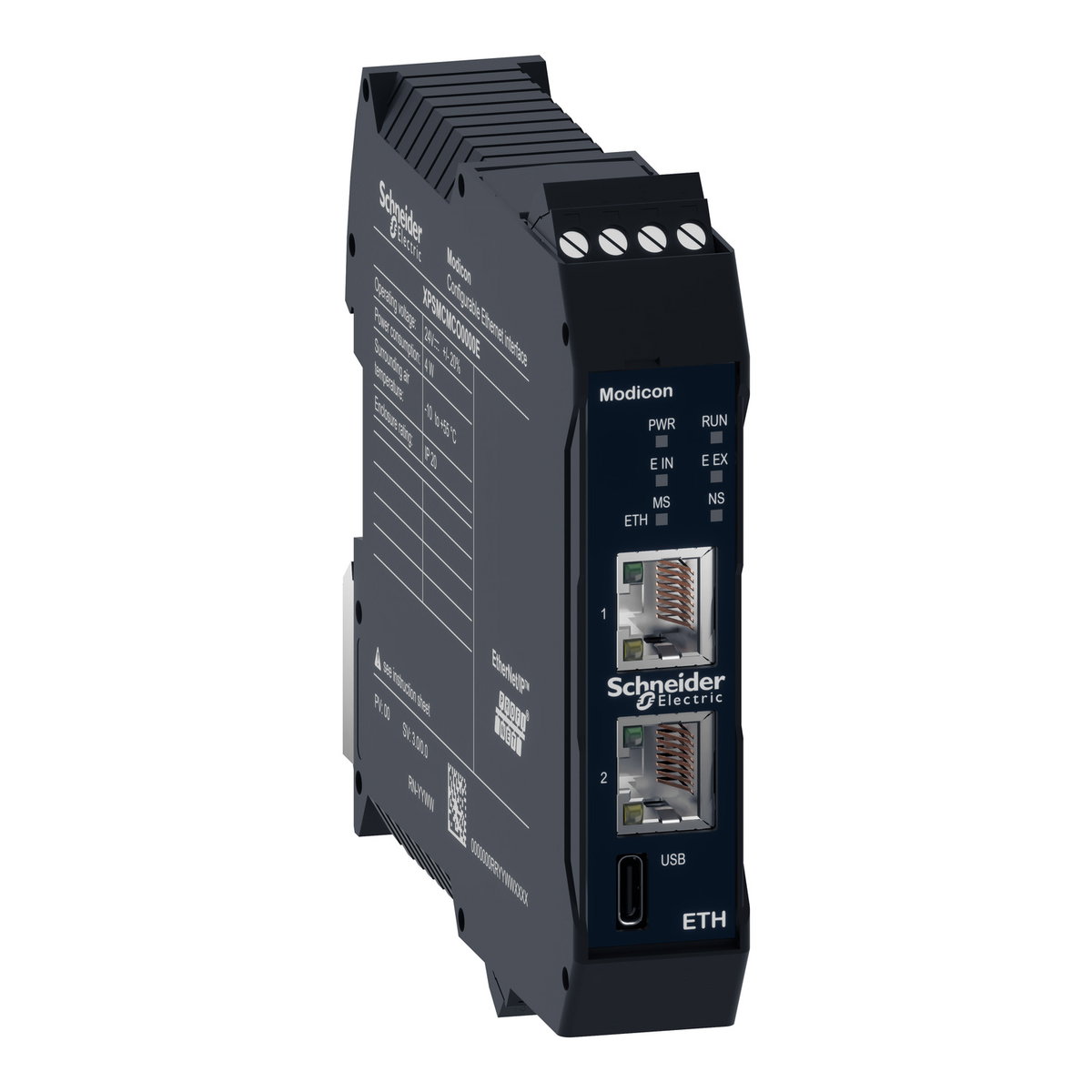 Modulo di espansione, Modicon MCM, diagnostica Ethernet/IP, vite – Immagine 3 di 3