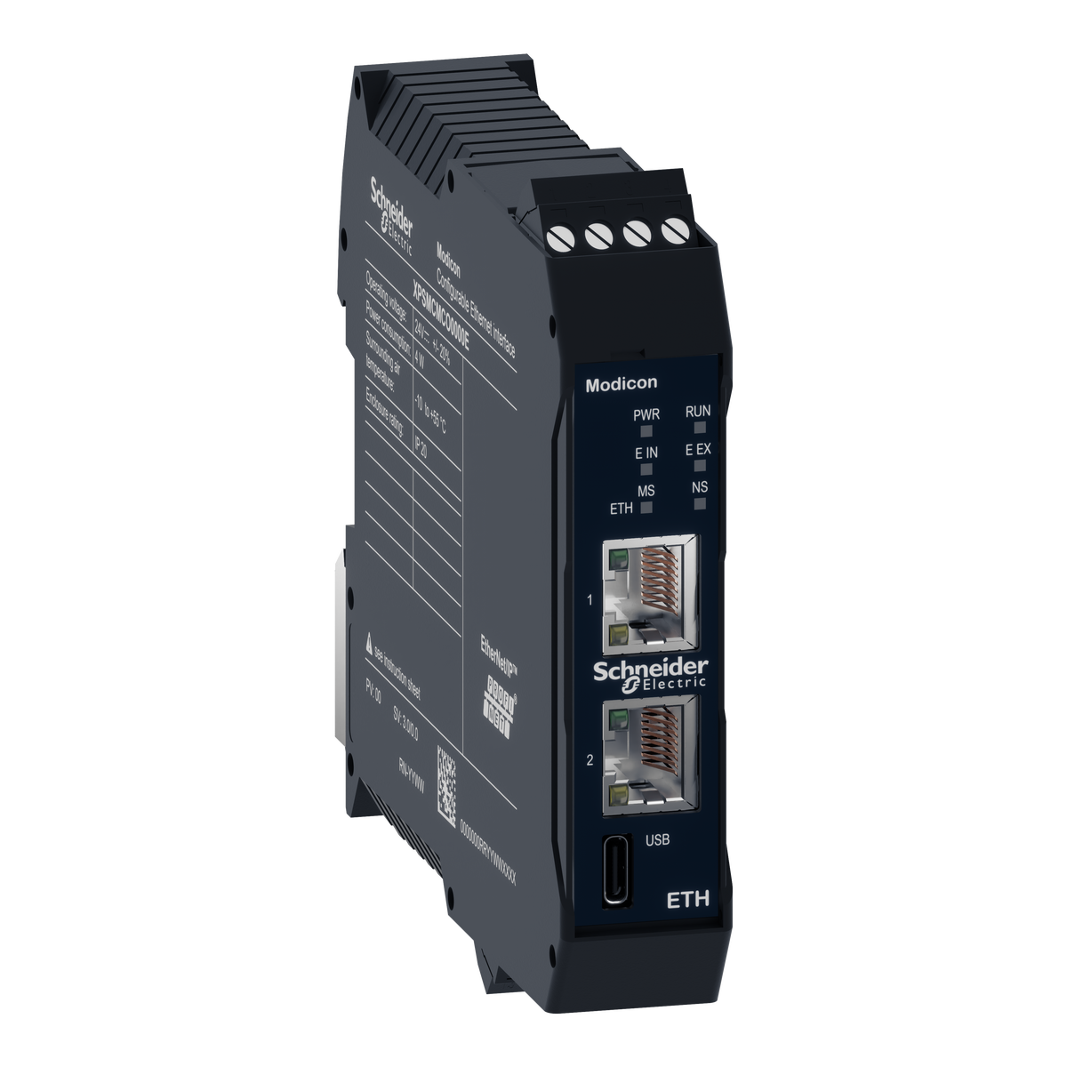 Modulo di espansione, Modicon MCM, diagnostica Ethernet/IP, vite