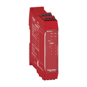 Modulo espansione di sicurezza, Modicon XPSMCM, 8 ingressi digitali, morsetti a molla – Immagine 2 di 3