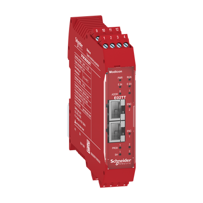Modulo espansione di sicurezza, Modicon XPSMCM, 2 ingressi encoder TTL, morsetti a vite