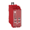 Modulo di sicurezza multifunzione  2 ingressi, Harmony XPSU, 3NO + 3NO temp. + uscita diagnostica smart - 48-230 V, morsetti a molla