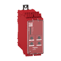 Modulo di sicurezza multifunzione  2 ingressi, Harmony XPSU, 3NO + 3NO temp. + uscita diagnostica smart - 48-230 V, morsetti a molla