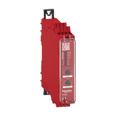 Modulo di sicurezza multifunzione  4 ingressi, c.due mani, Harmony XPSU, 2NO  + uscita diagnostica smart - 48-230 V, morsetti a molla