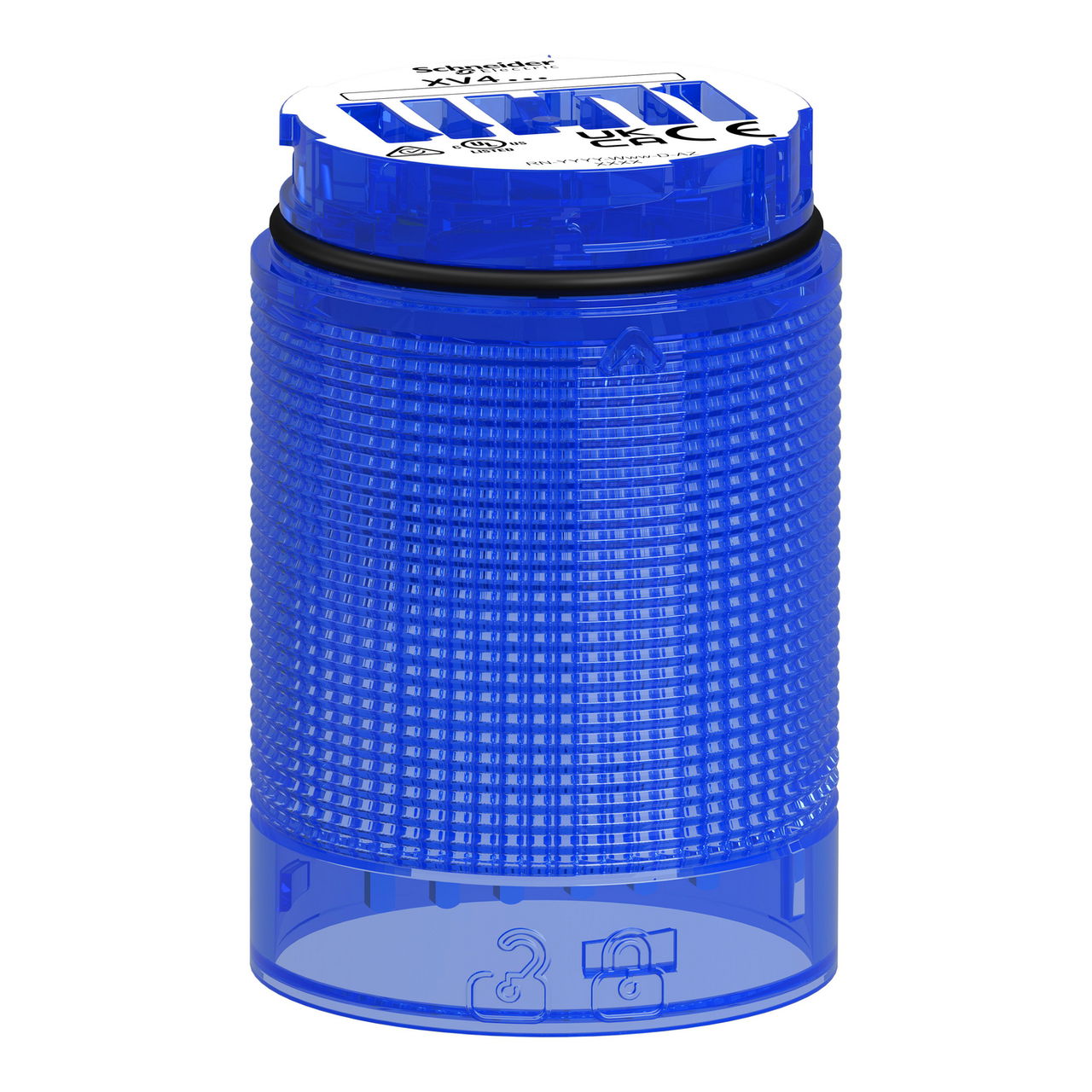 Elemento luminoso, Harmony XV4, colonna luminosa modulare Ø40mm, blu, fissa – Immagine 3 di 3