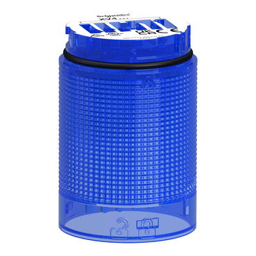 Elemento luminoso, Harmony XV4, colonna luminosa modulare Ø40mm, blu, fissa – Immagine 2 di 3