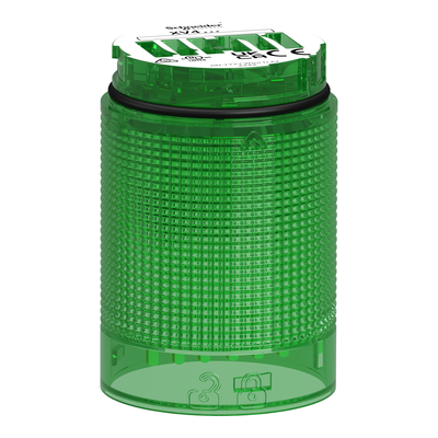Elemento luminoso, Harmony XV4, colonna luminosa modulare Ø40mm, verde, lampeggiante