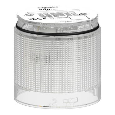 Elemento luminoso, Harmony XV6, colonna luminosa modulare Ø60mm, arancione, luminoso fissa e trasparente – Immagine 2 di 3