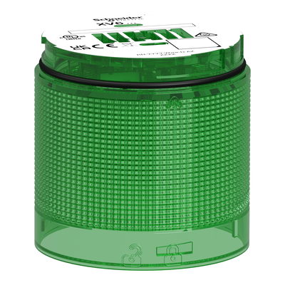 Elemento luminoso, Harmony XV6, colonna luminosa modulare Ø60mm, verde, lampeggiante