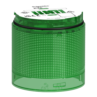 Elemento luminoso, Harmony XV6, colonna luminosa modulare Ø60mm, verde, lampeggiante