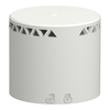 Elemento sonoro, Harmony XV6, colonna luminosa modulare Ø60mm, 2 toni, corpo bianco