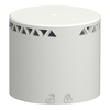 Elemento sonoro, Harmony XV6, colonna luminosa modulare Ø60mm, 8 toni, corpo bianco