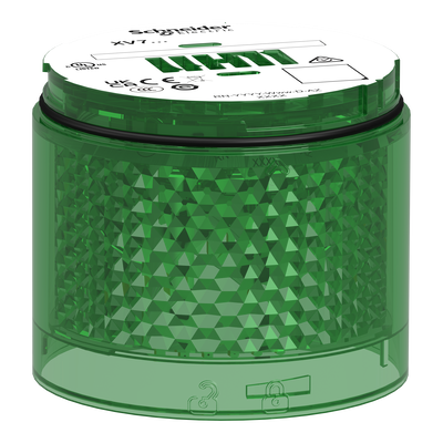 Elemento luminoso, Harmony XVB7, verde, Ø70mm, luce fissa