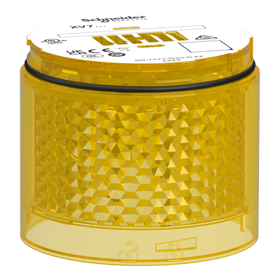Elemento luminoso, Harmony XVB7, giallo, Ø70mm, lampeggiante
