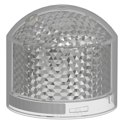 Elemento singolo, Harmony XVB7, bianco, Ø70mm, luce lampeggiante