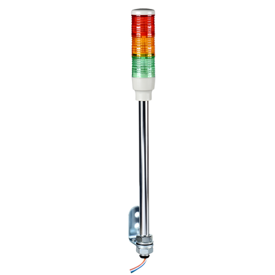 Harmony XVC, Colonna luminosa monoblocco precablata, plastica, rosso arancione verde, Ø40, montaggio su tubo, luce fissa, IP23, 100...240 V AC